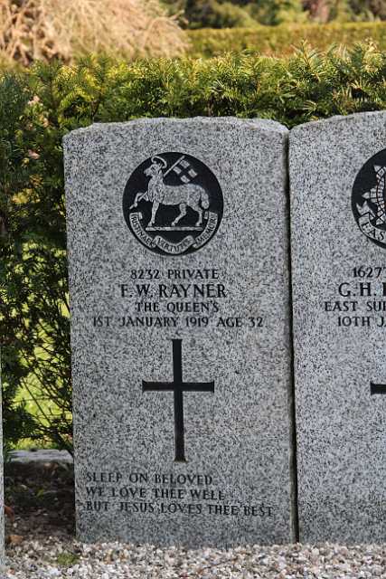 Vestre kirkegaard (16).JPG - Frederick William Rayner, Pte. 1 bn Queen’s (Royal West Surrey Regiment)